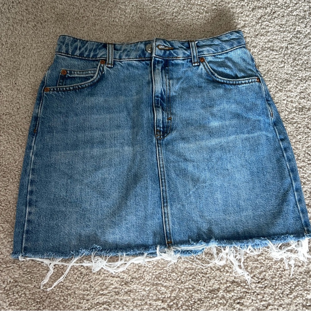 Topshop Jean Skirt